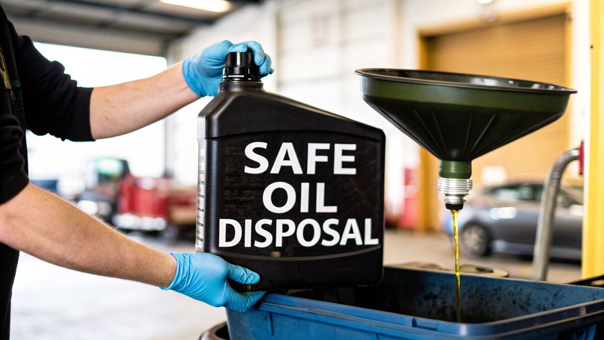 How Do You Dispose of Motor Oil? Safe Tips in Australia
